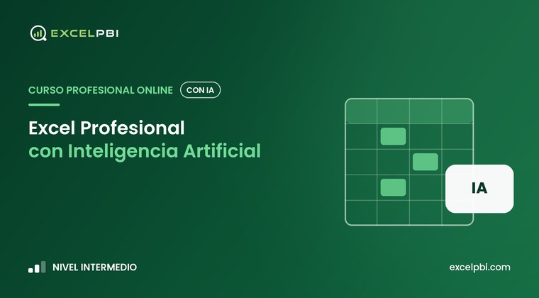 Curso online Excel Profesional con Inteligencia Artificial