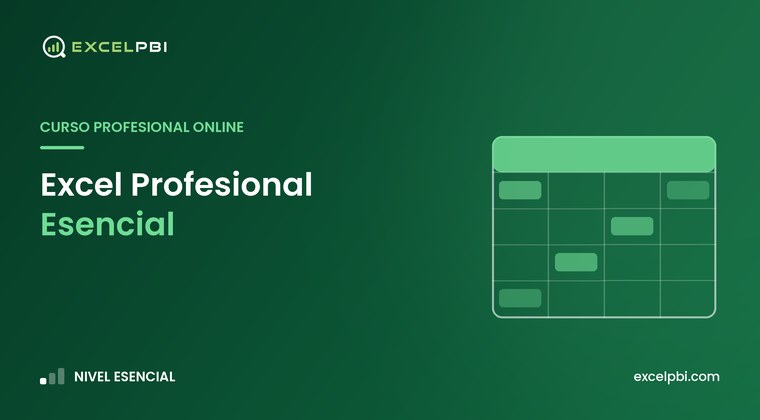 Portada del curso Excel Profesional Esencial