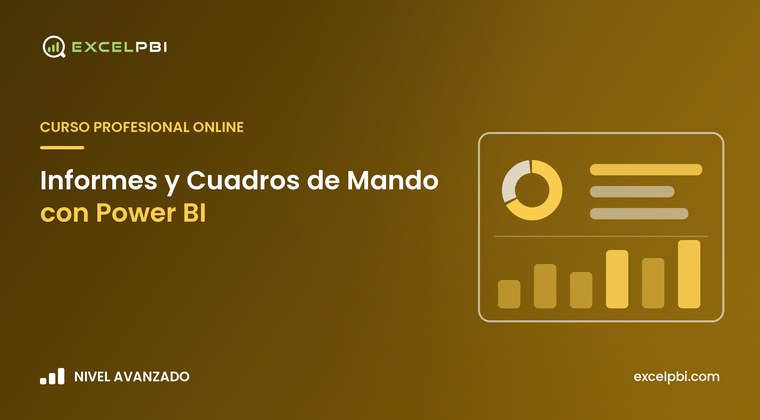 Portada del curso Informes y Cuadros de Mando con Power BI