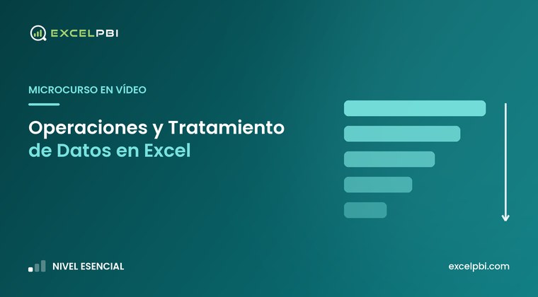 Microcurso Operaciones y Tratamiento de Datos en Excel