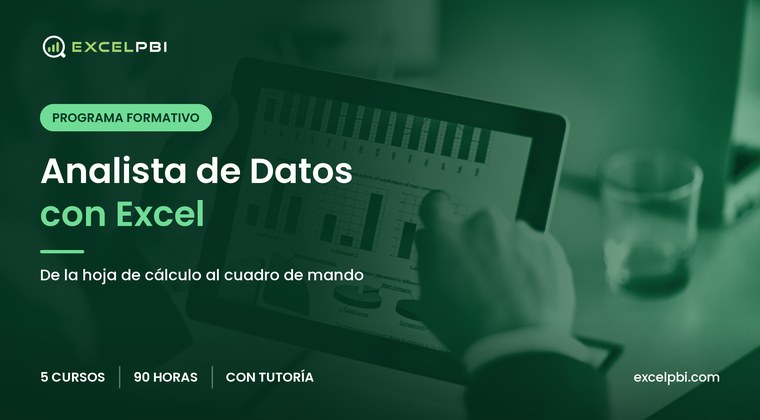 Programa formativo Analista de Datos con Excel