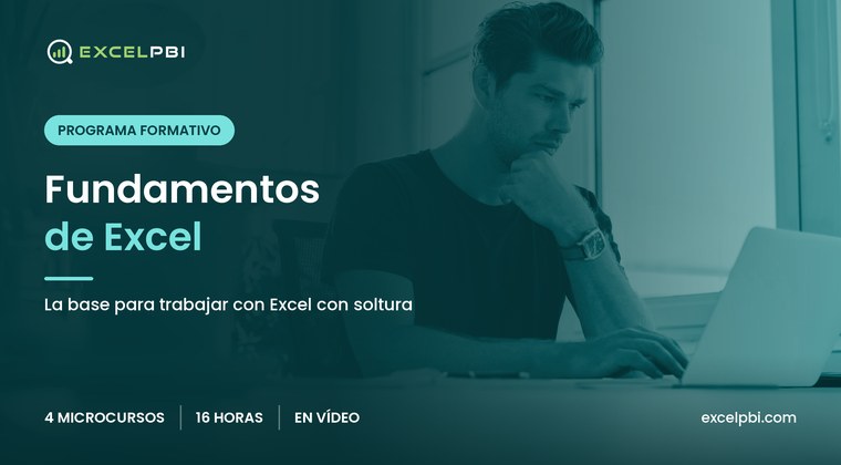 Programa formativo Fundamentos de Excel