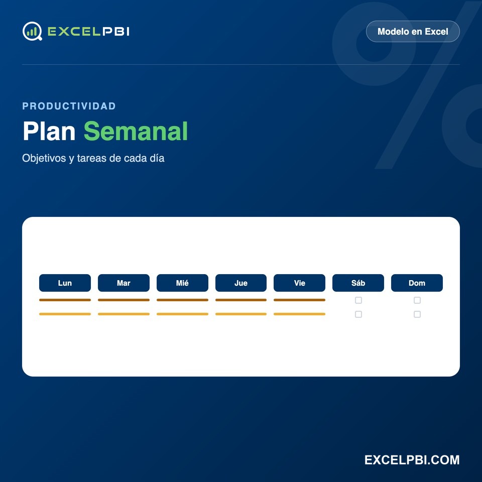 Plan Semanal